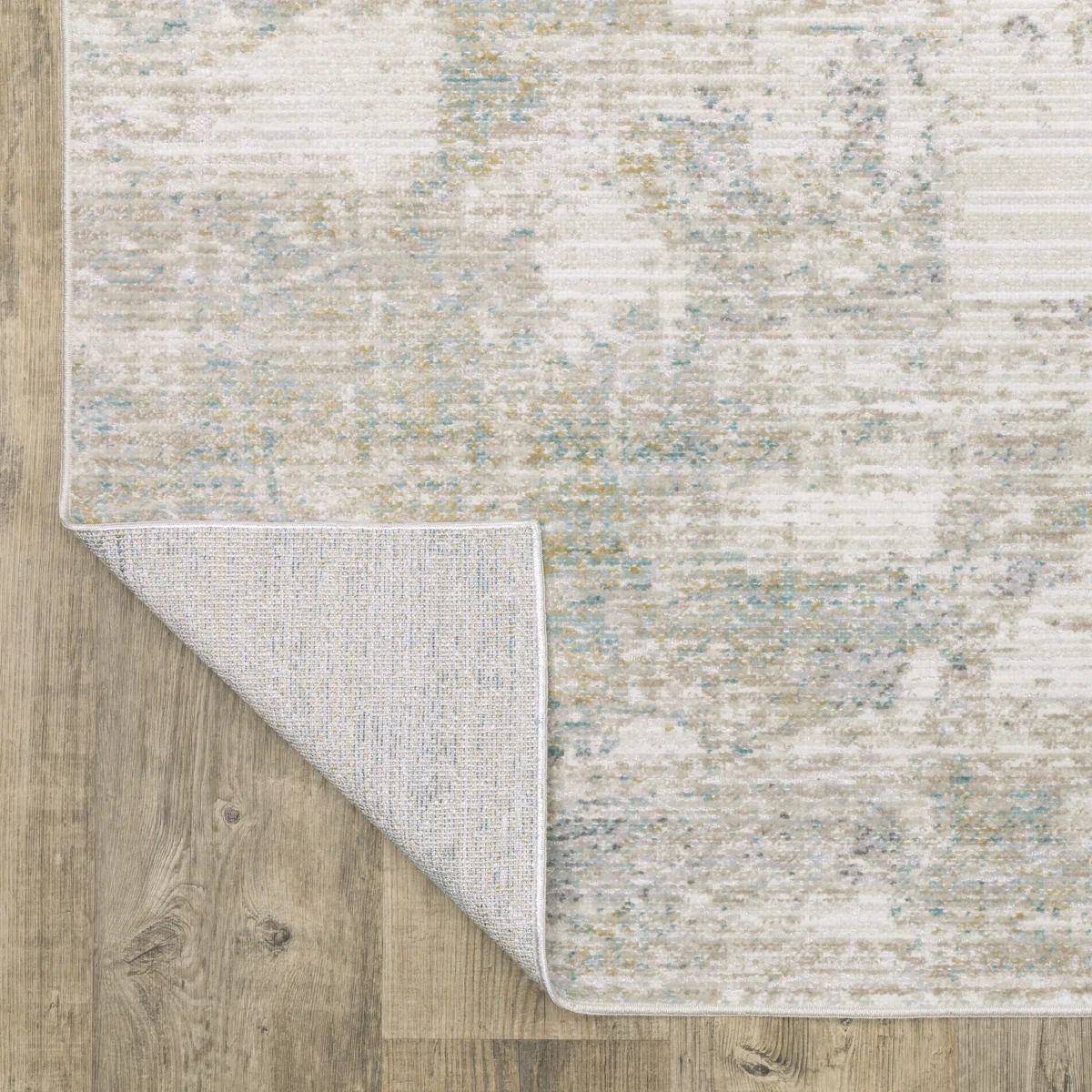 Goulart Textural Distressed Abstract Area Rug 7'10 x 10'10 thumbnail 4