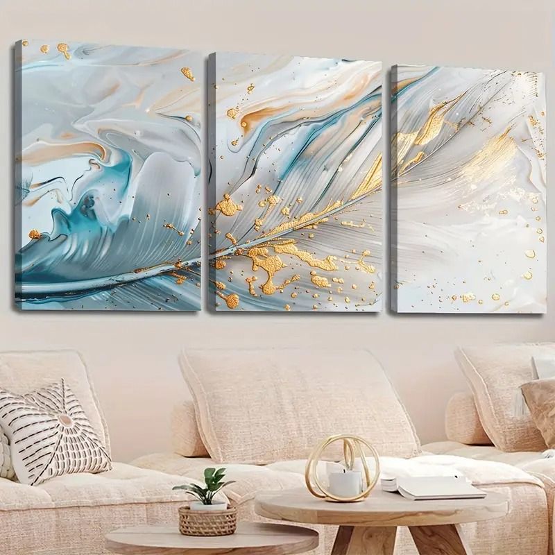 3pcs Framed Wall Art Canvas Painting thumbnail 2