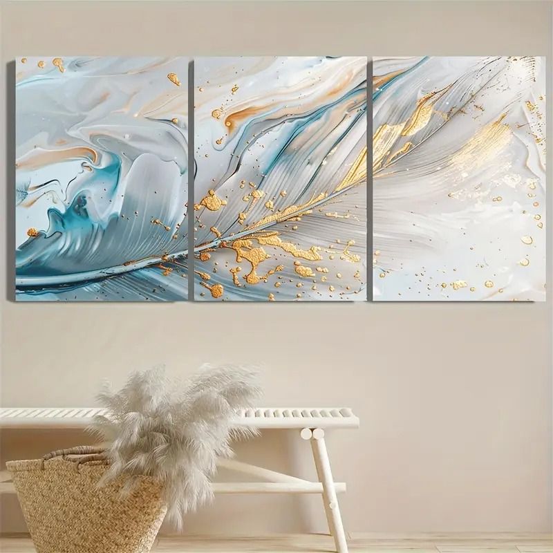 3pcs Framed Wall Art Canvas Painting thumbnail 3