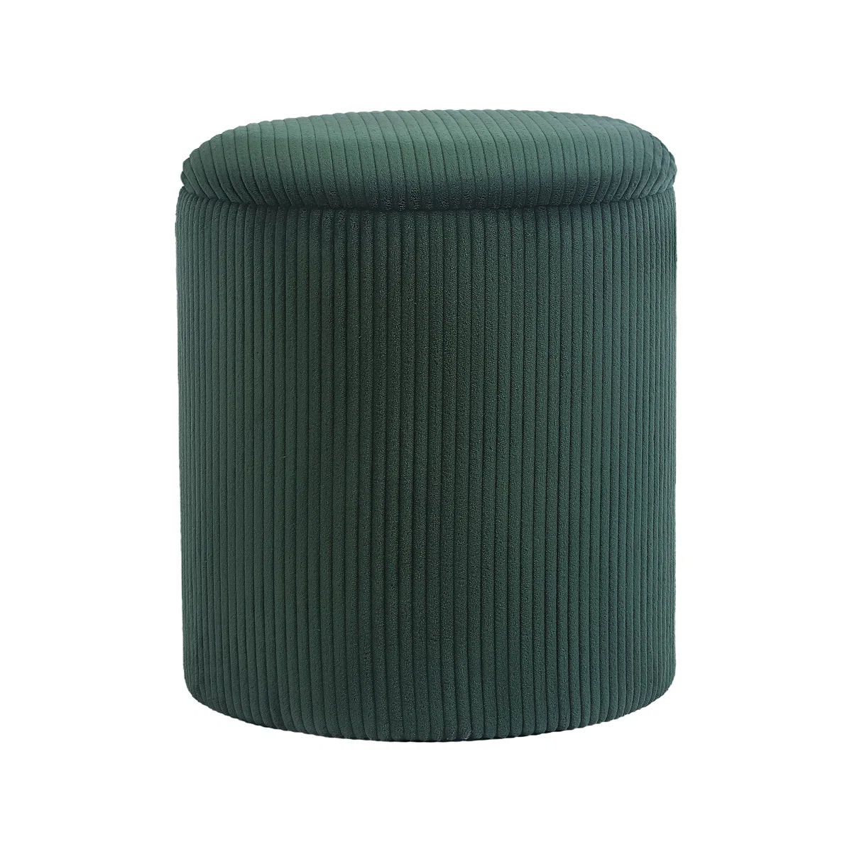 Upholstered Round Storage Ottoman thumbnail 2