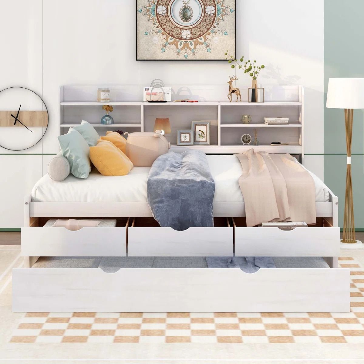 Storage Bed With Trundle thumbnail 2