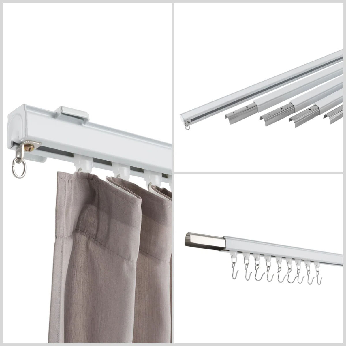 Goti Aluminum Curtain Track Rail thumbnail 2