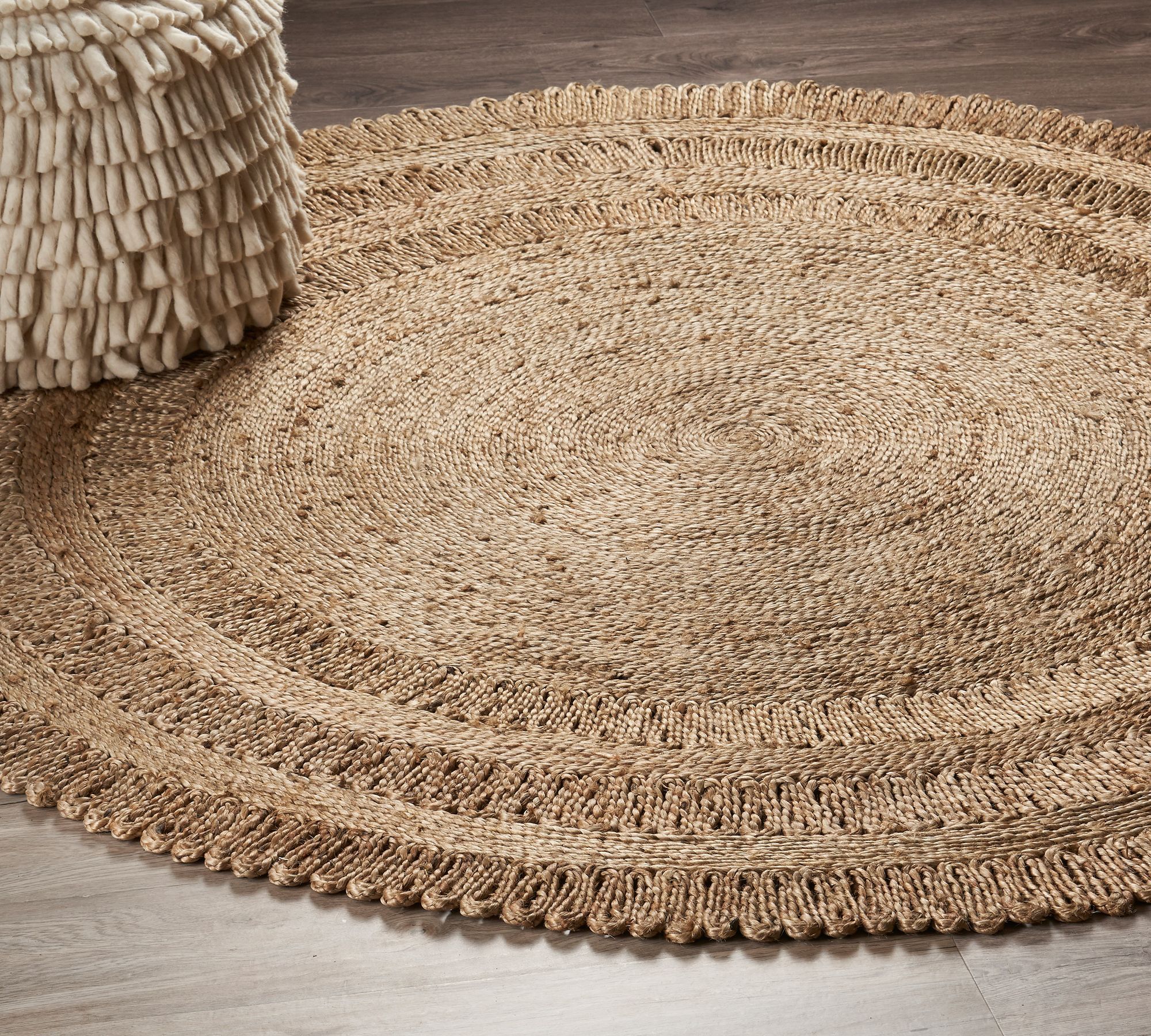 Kalev Jute Round Rug-6' thumbnail 2