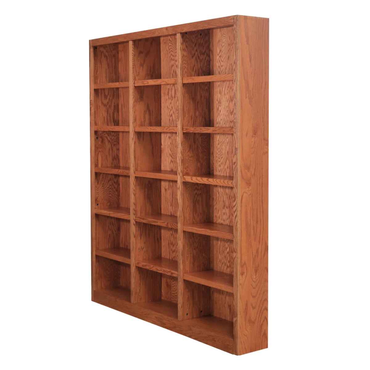 Aliette Triple Wide Wood Bookcase thumbnail 3