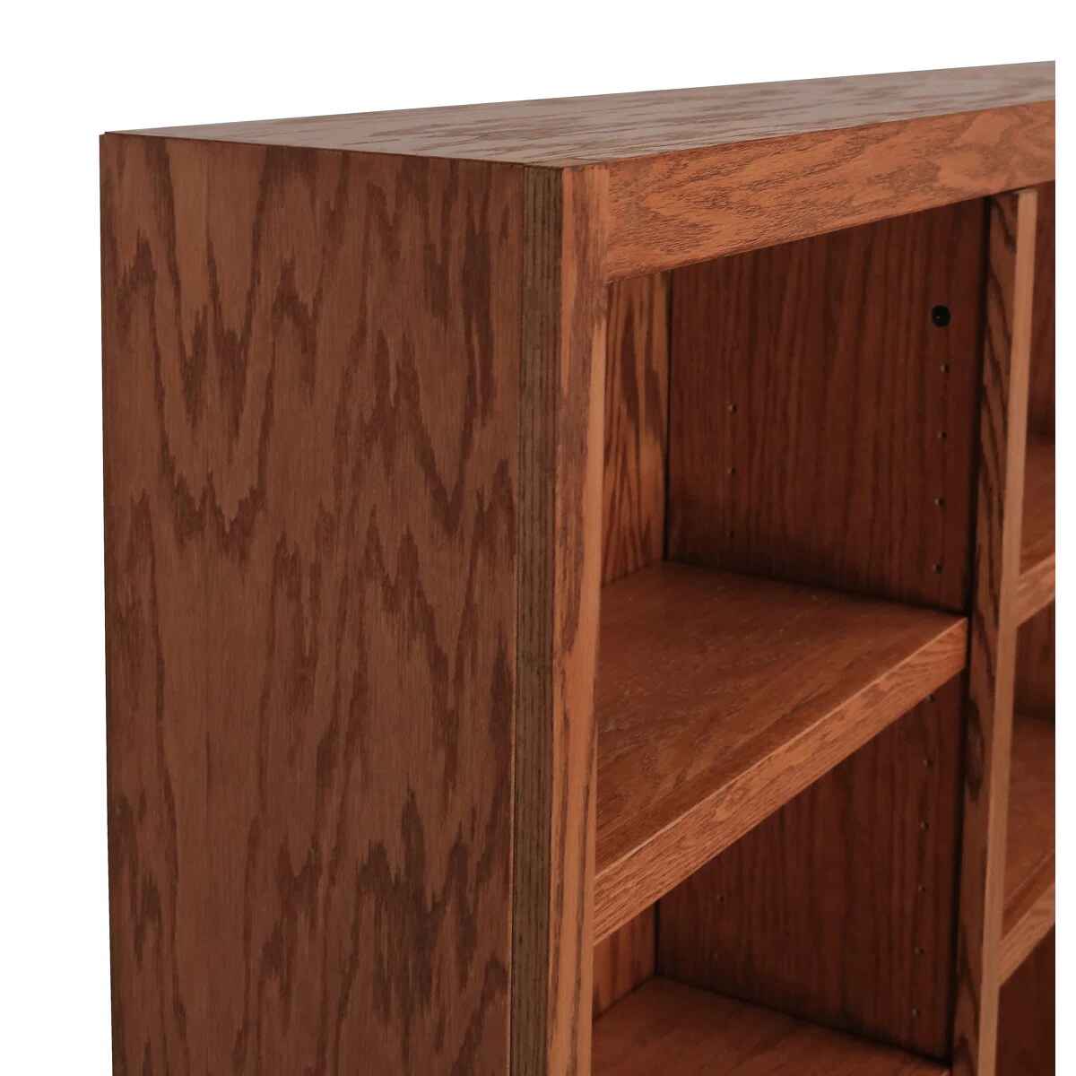 Aliette Triple Wide Wood Bookcase thumbnail 4