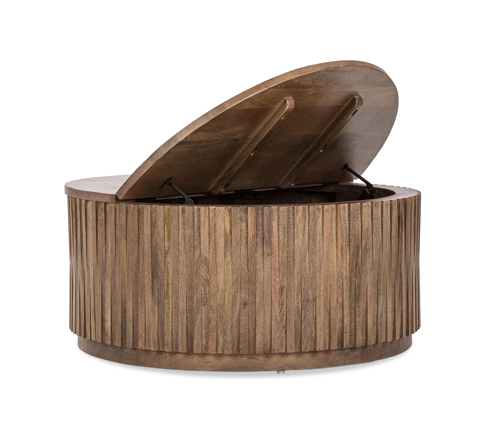 Coloma Round Storage Coffee Table thumbnail 3