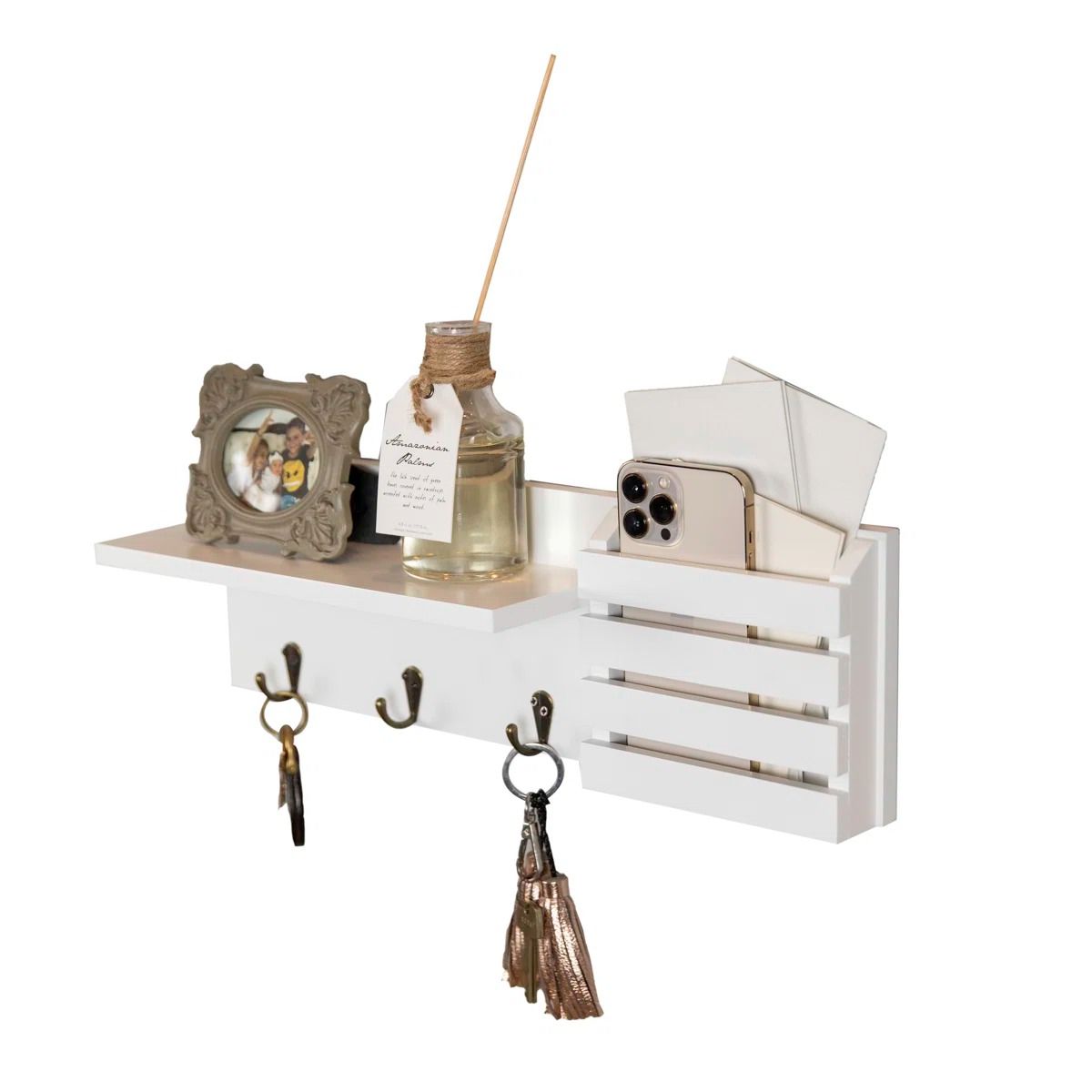 Speight Wall Mail Organizer with Key Hooks thumbnail 10