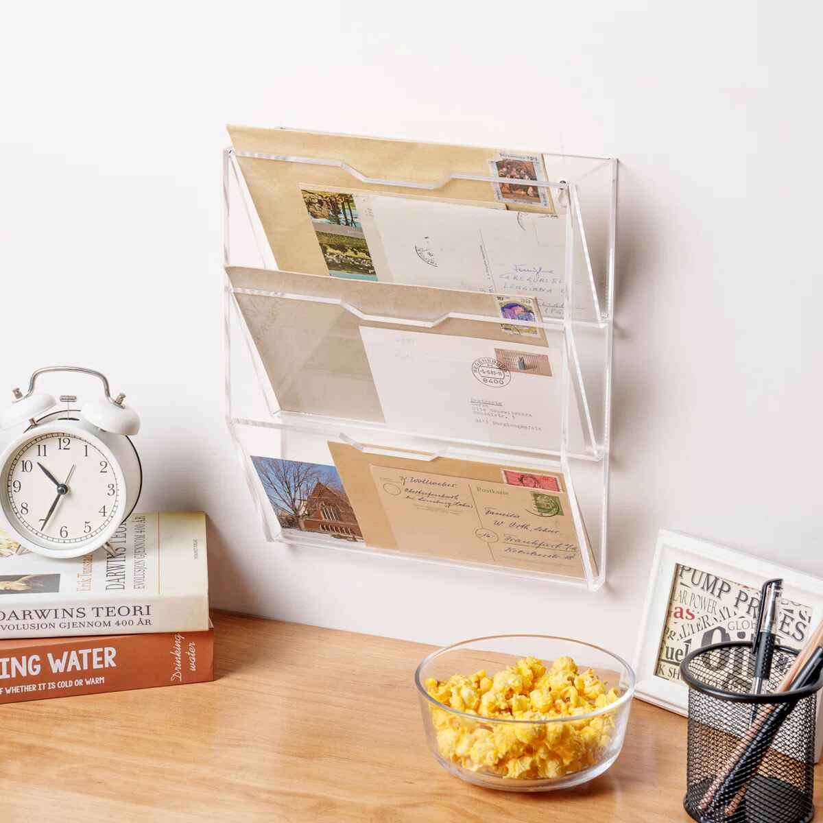 Elmo Acrylic Wall Organizer with Mail Storage thumbnail 3