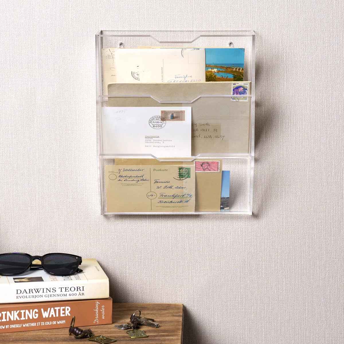 Elmo Acrylic Wall Organizer with Mail Storage thumbnail 4