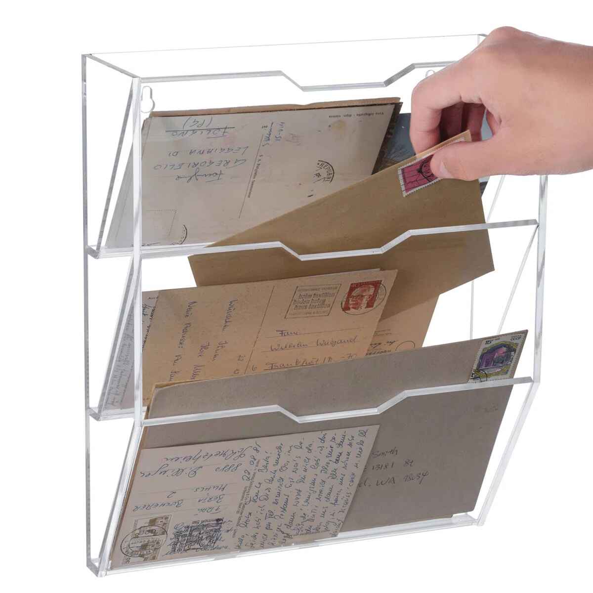 Elmo Acrylic Wall Organizer with Mail Storage thumbnail 5