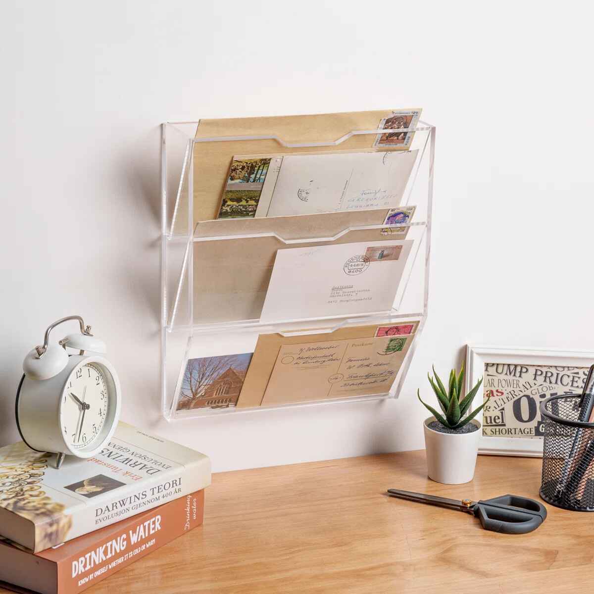 Elmo Acrylic Wall Organizer with Mail Storage thumbnail 6