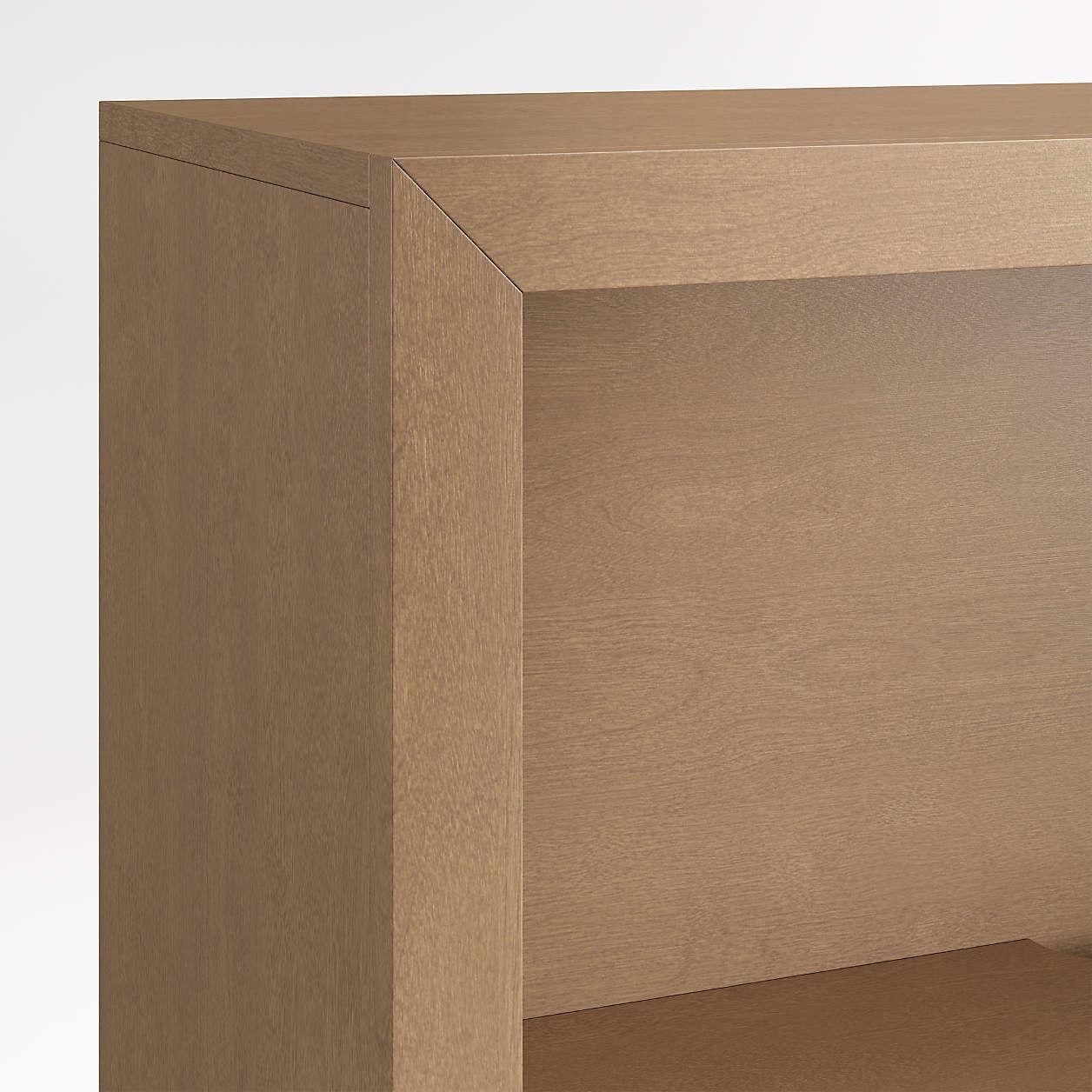 Ever Simple Modular Natural Brown Wood Kids Open Bookcase with Drawer thumbnail 6