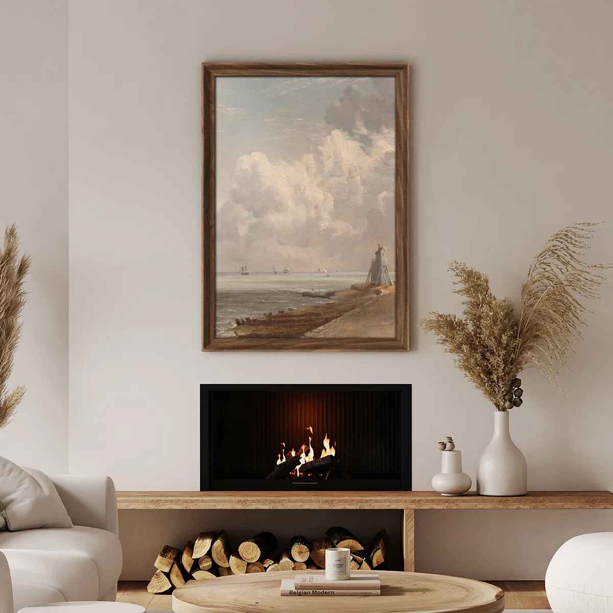 Framed Wall Art Vintage Antique Classic for Bedroom - 26"x36" thumbnail 2