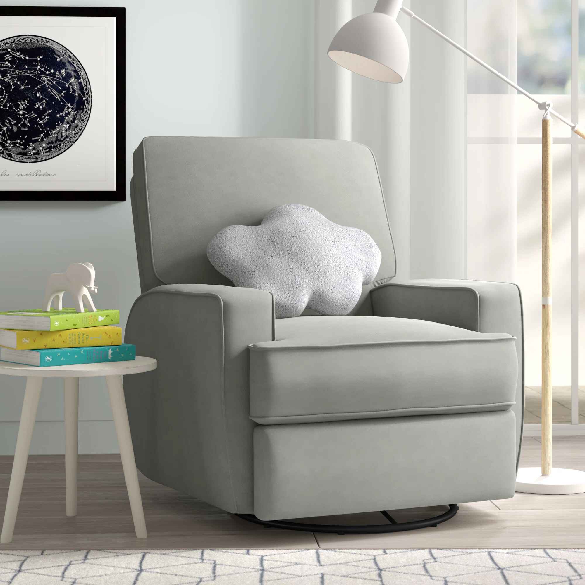 Abingdon Upholstered Swivel Reclining Glider thumbnail 2
