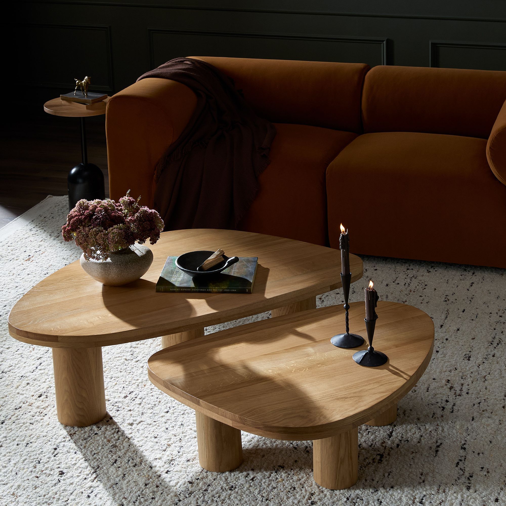 Zaccai Oak Nesting Coffee Table Small thumbnail 2