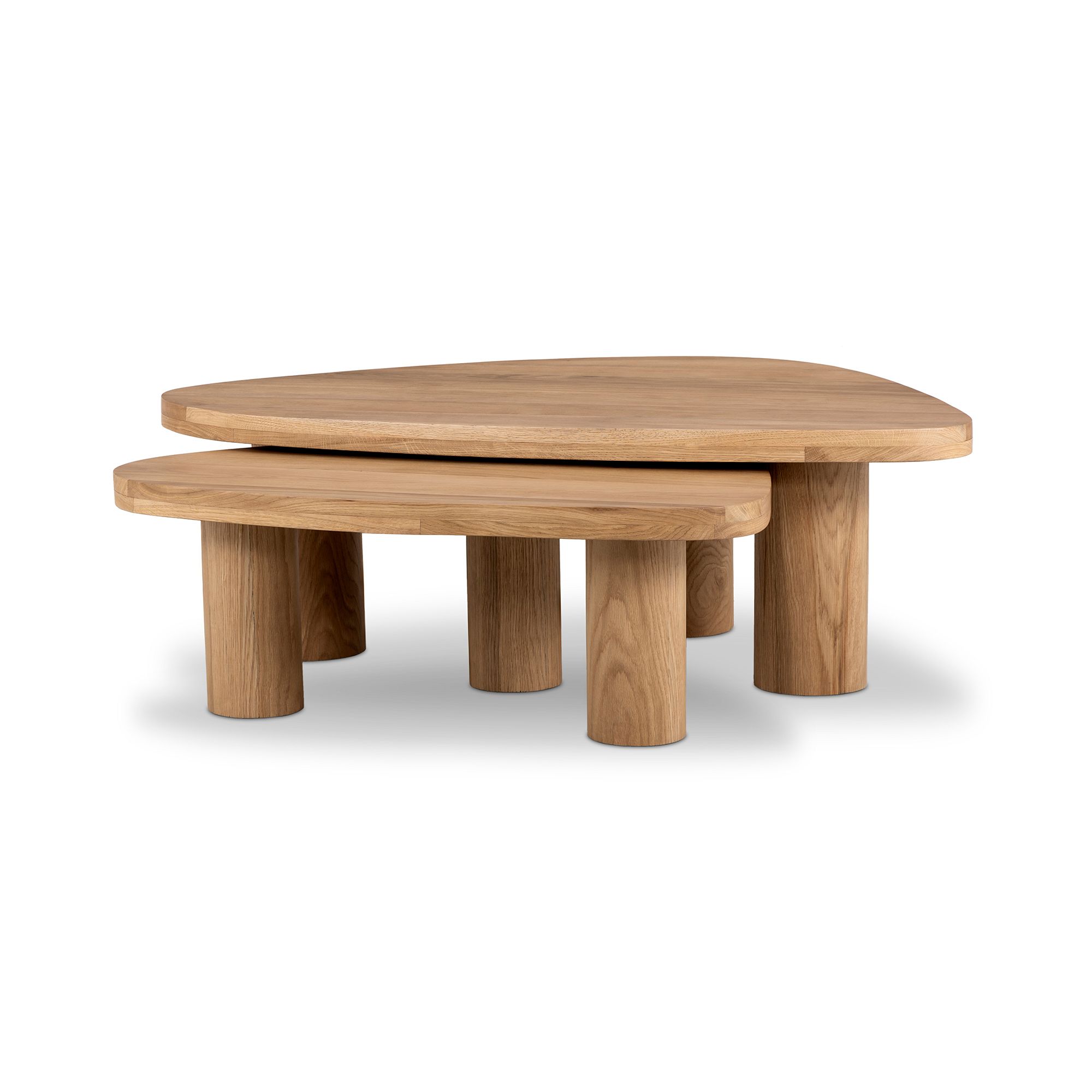 Zaccai Oak Nesting Coffee Table Small thumbnail 4