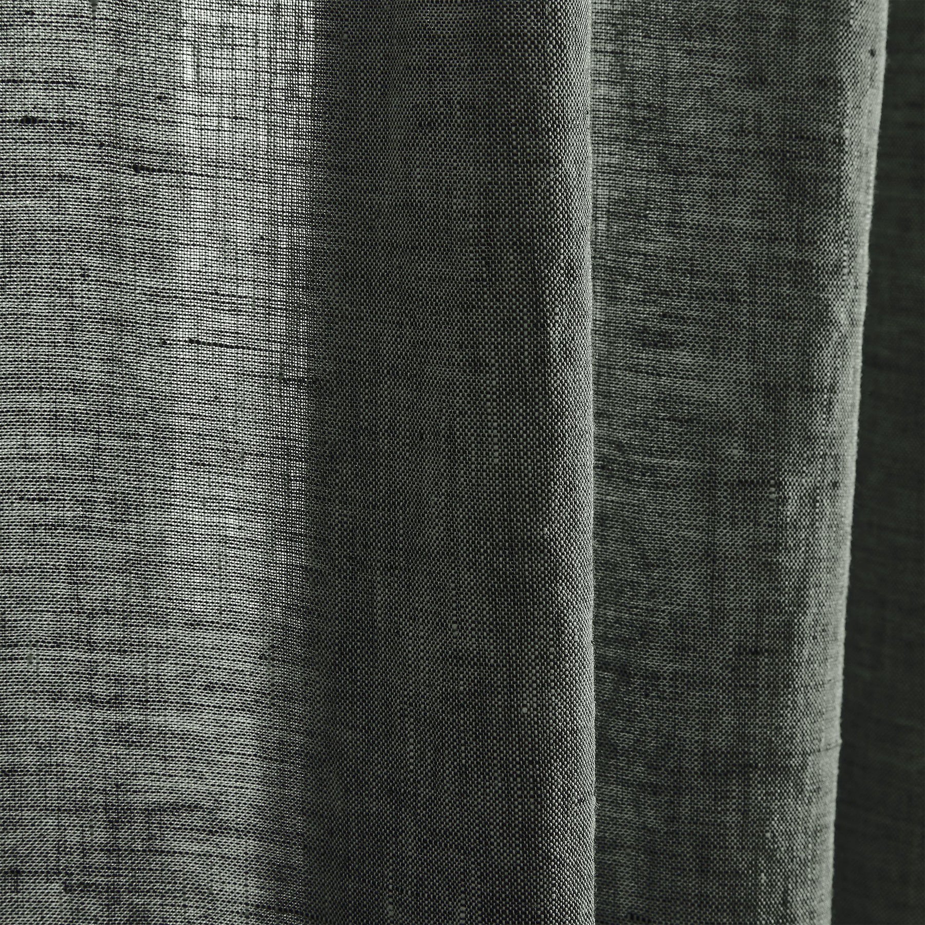 European Flax Linen Melange Curtain-84" thumbnail 3