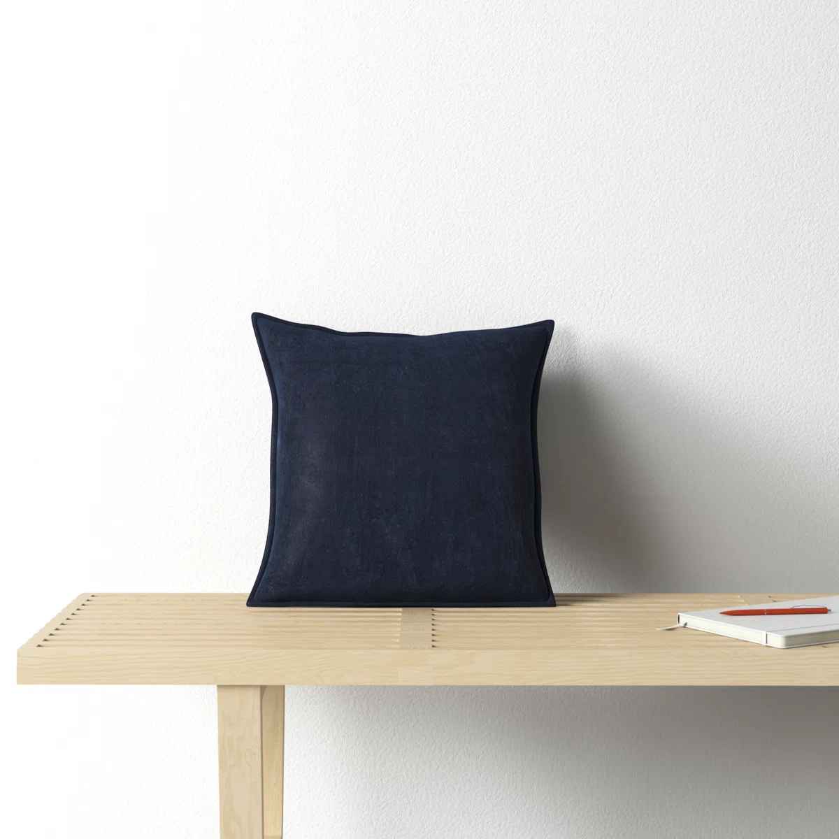 Bradford Cotton Throw Pillow Cover With Insert-22"x22" thumbnail 3