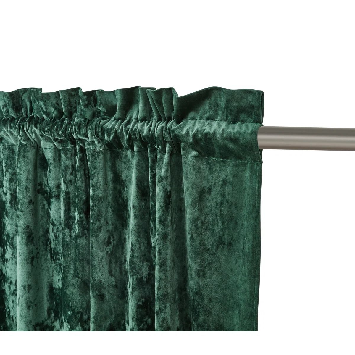 Velvet Bedding Collection Velvet Room Darkening Curtain Pair thumbnail 2