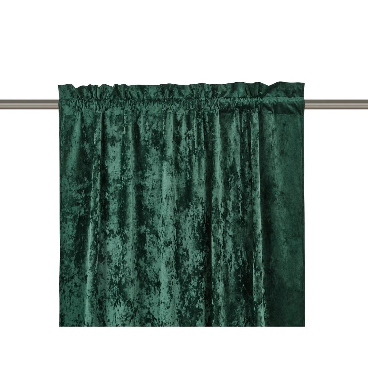 Velvet Bedding Collection Velvet Room Darkening Curtain Pair thumbnail 3