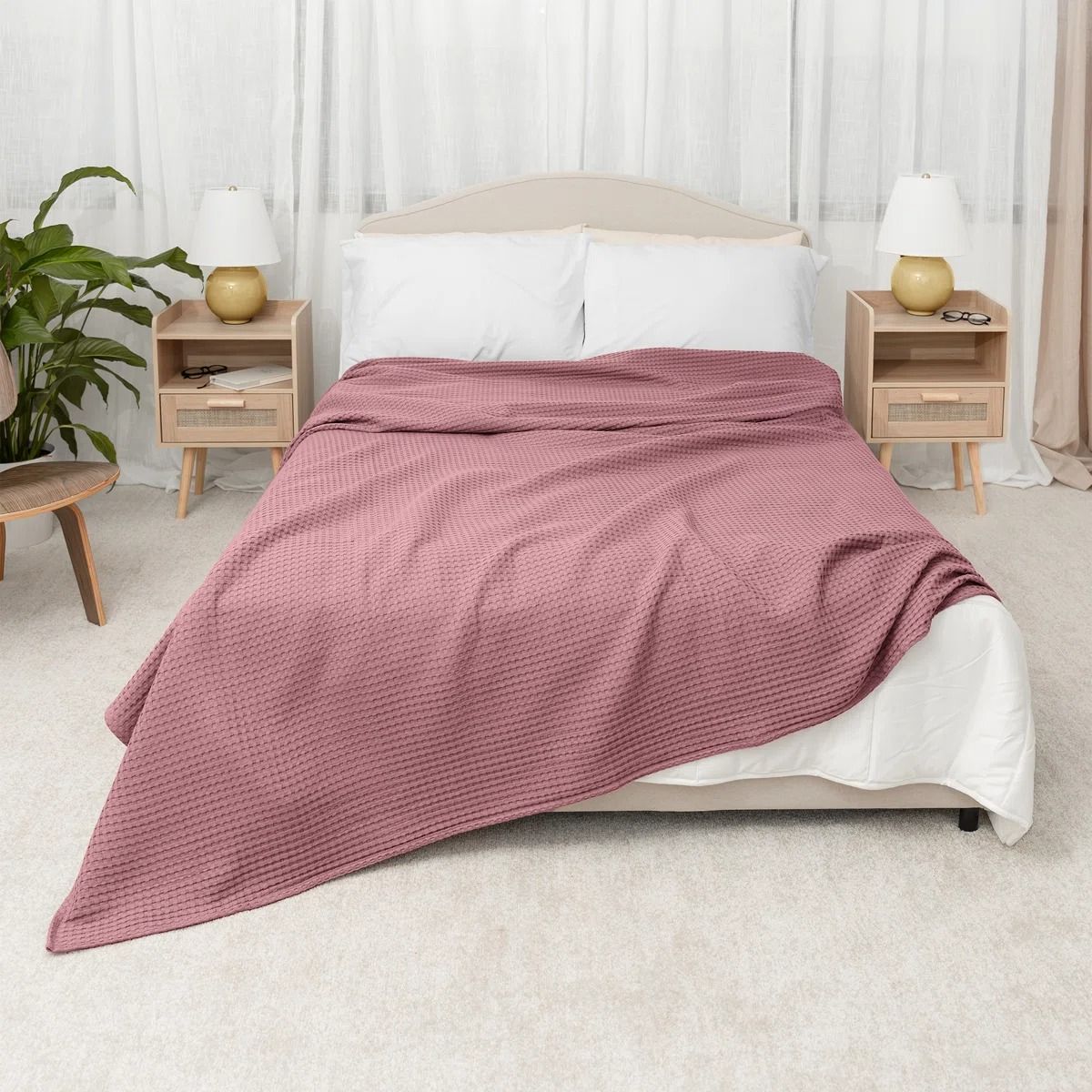 Waffle Throw Blanket thumbnail 2