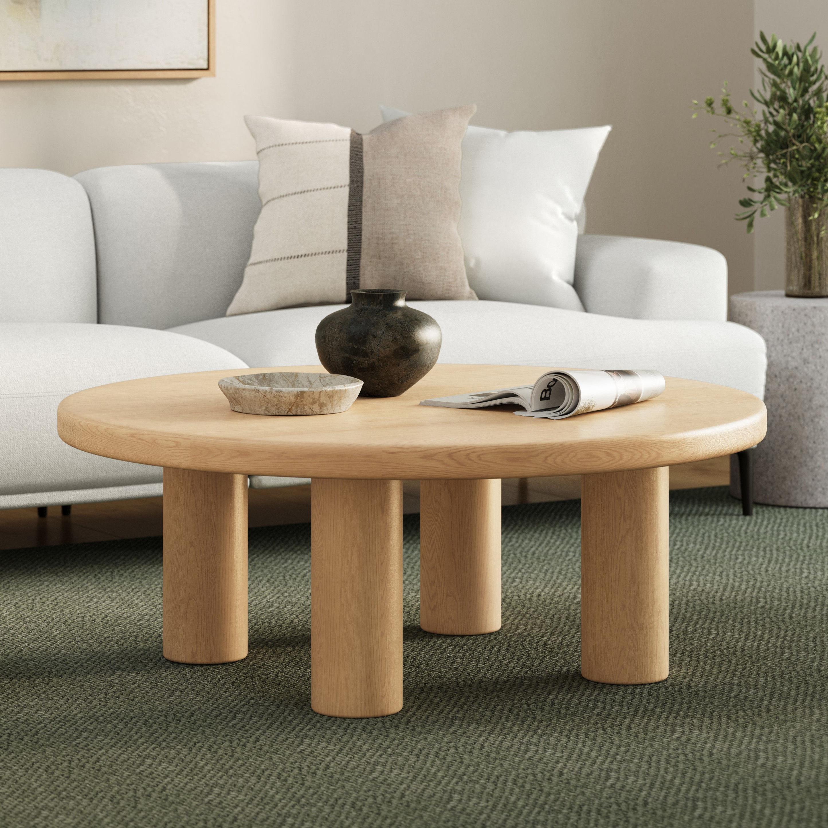 Adel 42 Round Coffee Table thumbnail 2