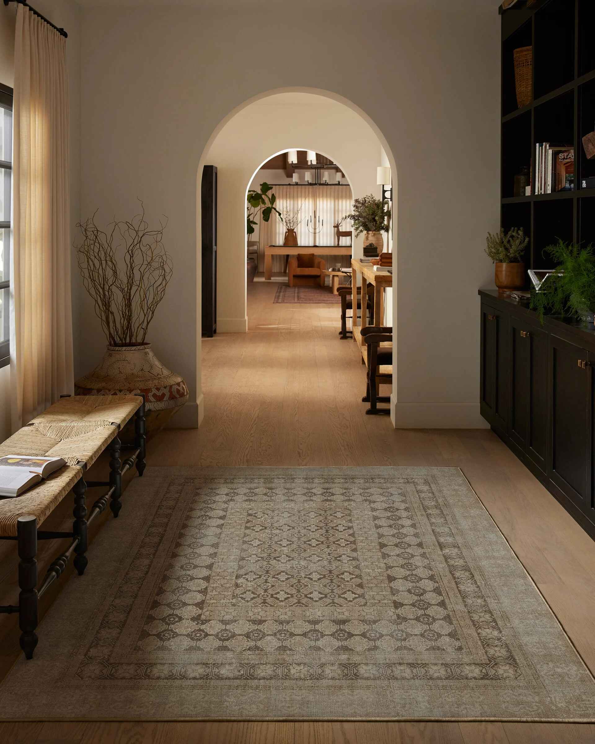 Cyrus Rose Gold Flatwoven Rug-9'x12' thumbnail 3