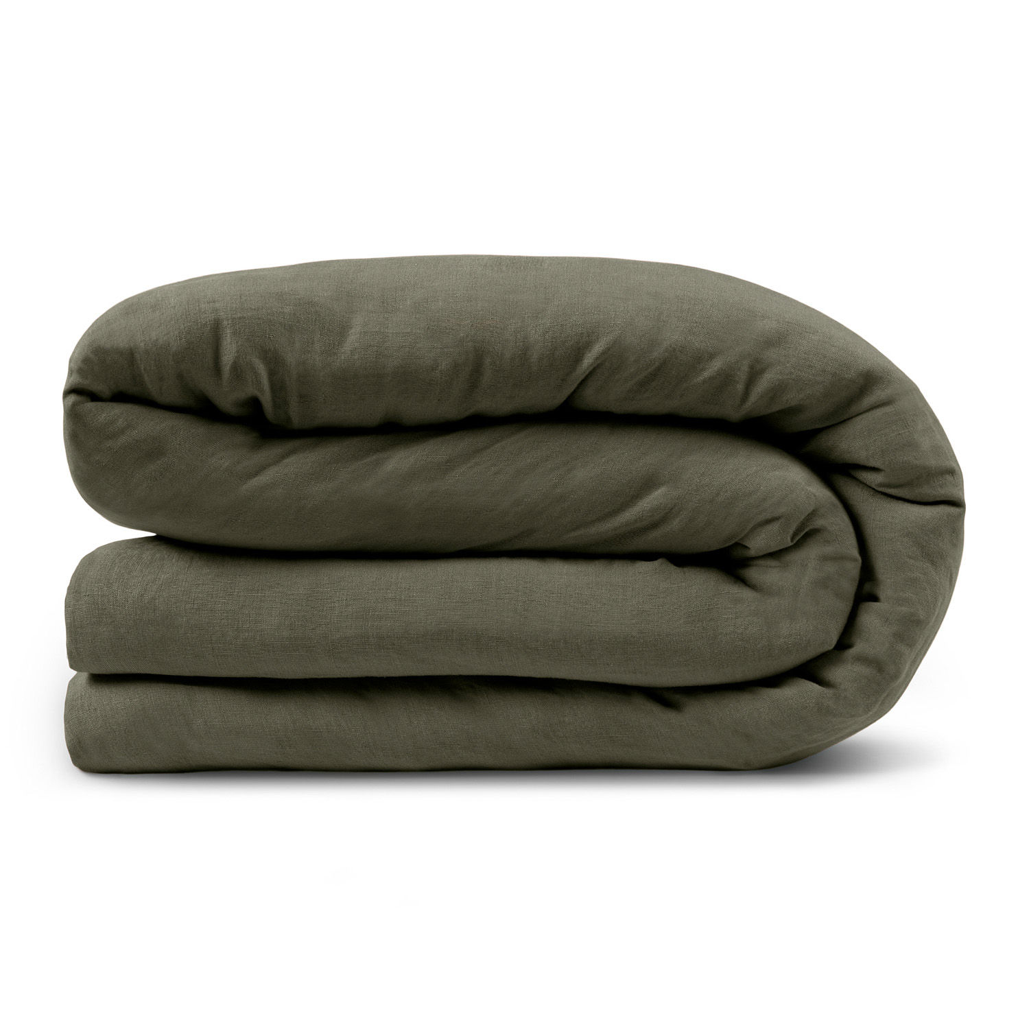 Alto Linen Green Duvet Cover-King thumbnail 2