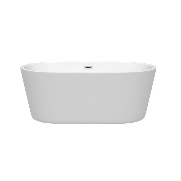 Carissa 60 Free Standing Acrylic Soaking Tub thumbnail 2
