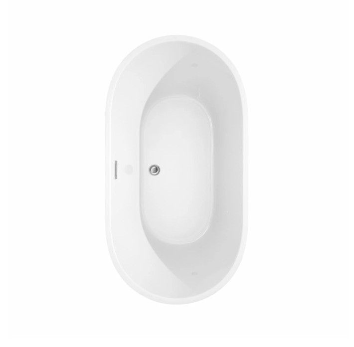 Carissa 60 Free Standing Acrylic Soaking Tub thumbnail 3
