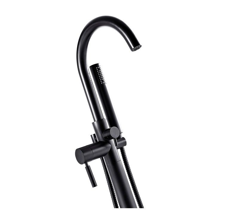 Athena Floor Mounted Tub Filler thumbnail 2