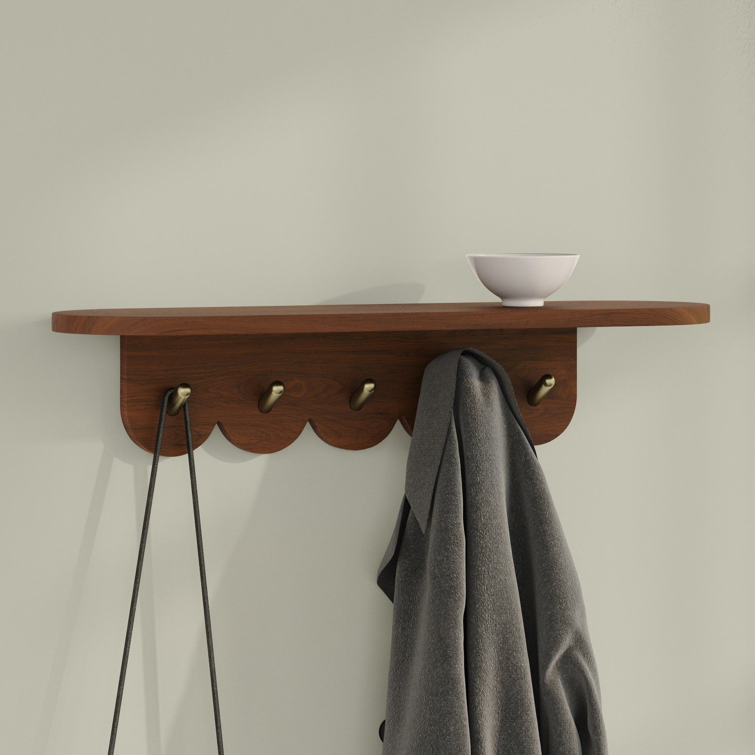 Shelly Shelf and Coat Rack thumbnail 2