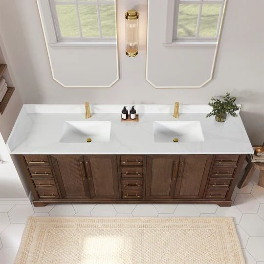 Issac Edwards Freestanding Double Bath Vanity thumbnail 2