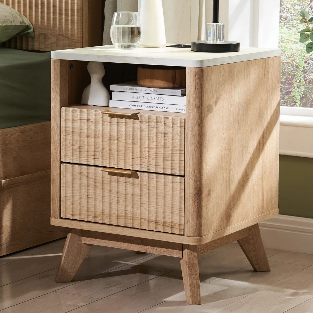 Hardester Vintage 2 Drawer Nightstand thumbnail 2