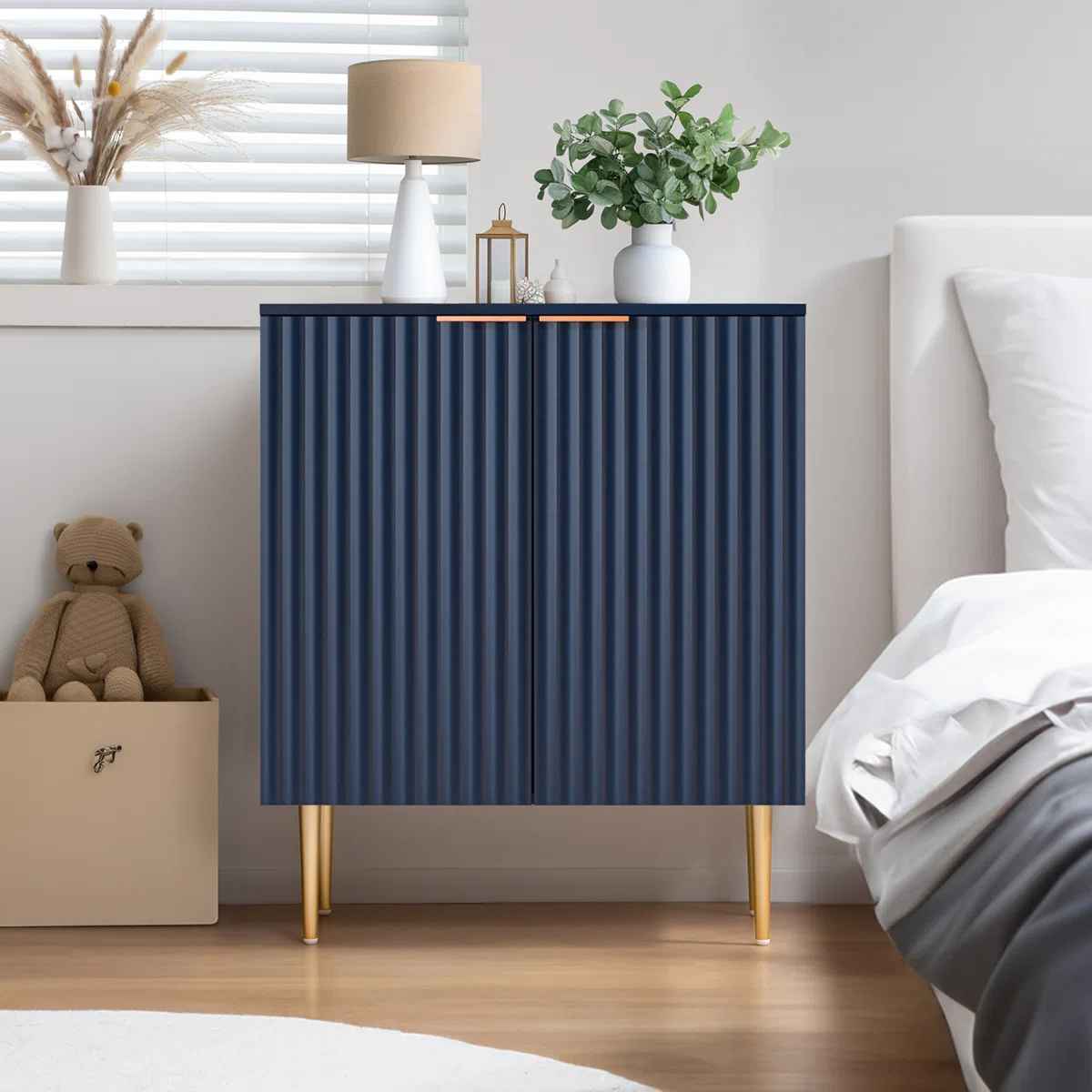 Rishaw Adjustable Shelf 2 Door Accent Cabinet thumbnail 2
