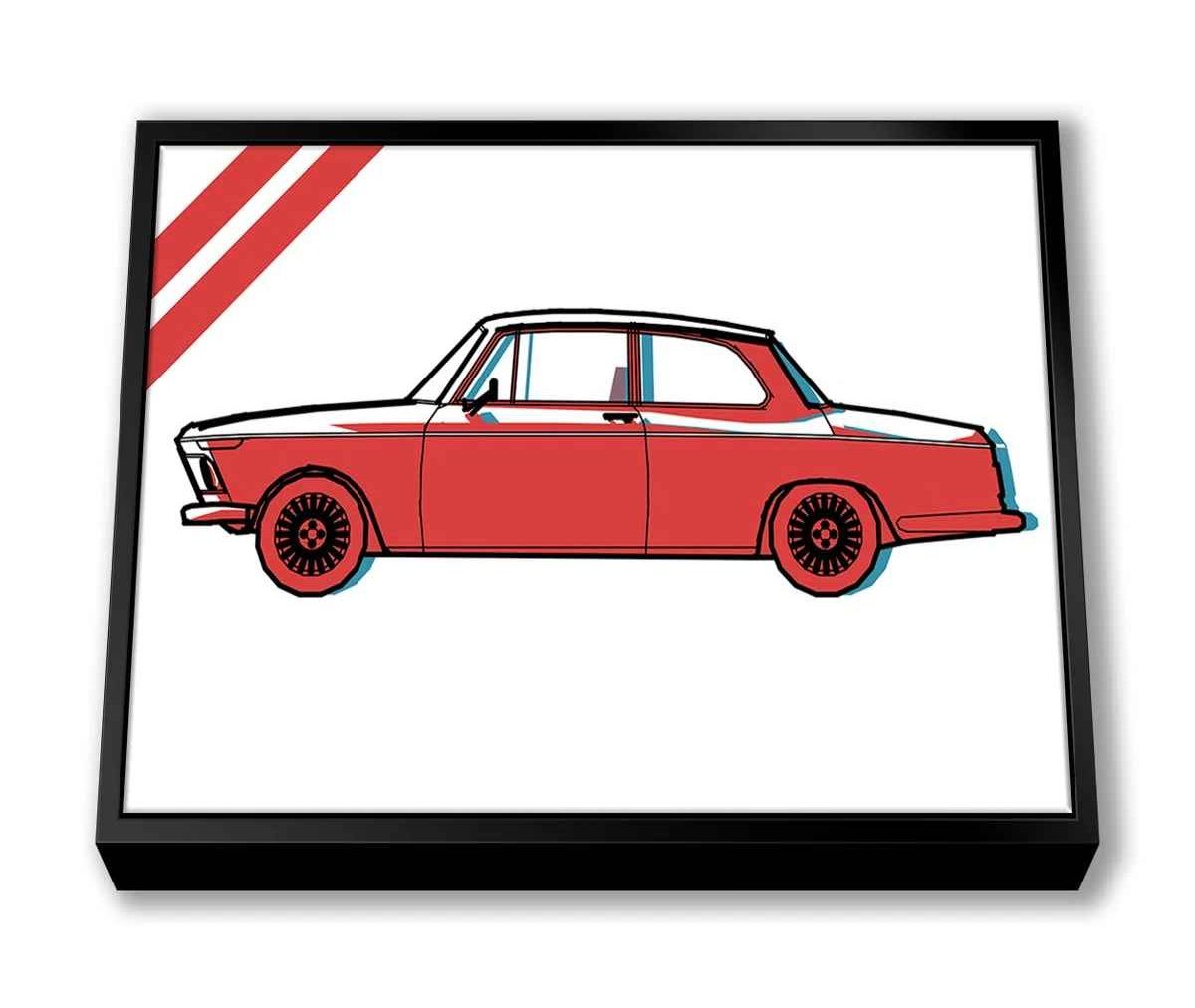 Red Car by Stanley Print House-22"x28" thumbnail 2