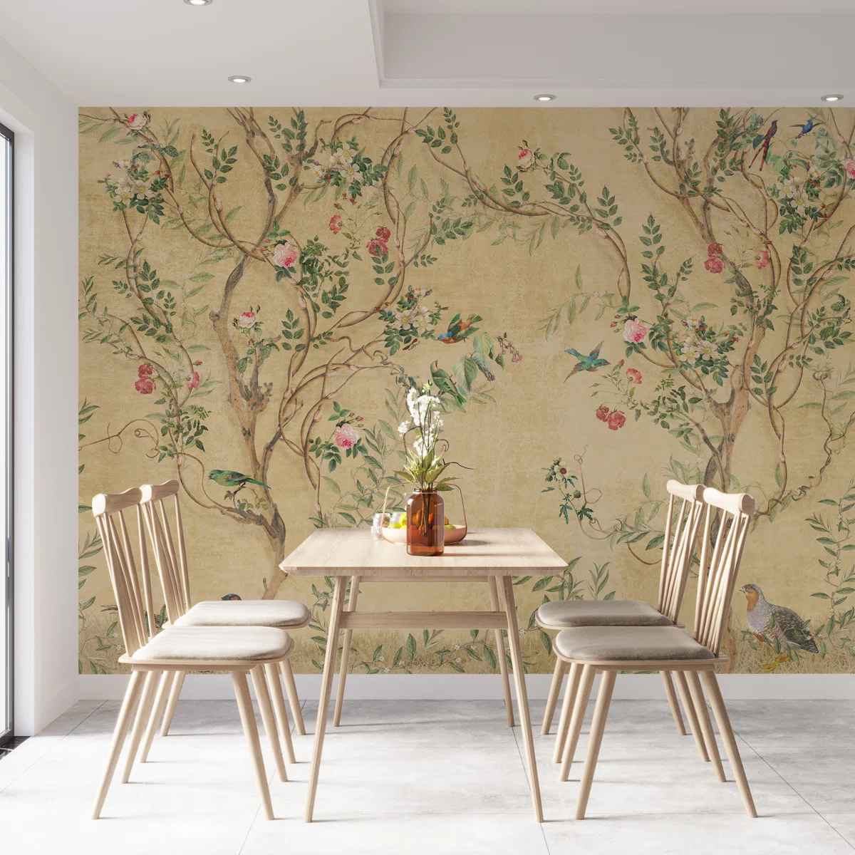 Sreshta Chinoiserie Wall Mural-100"x150" thumbnail 2