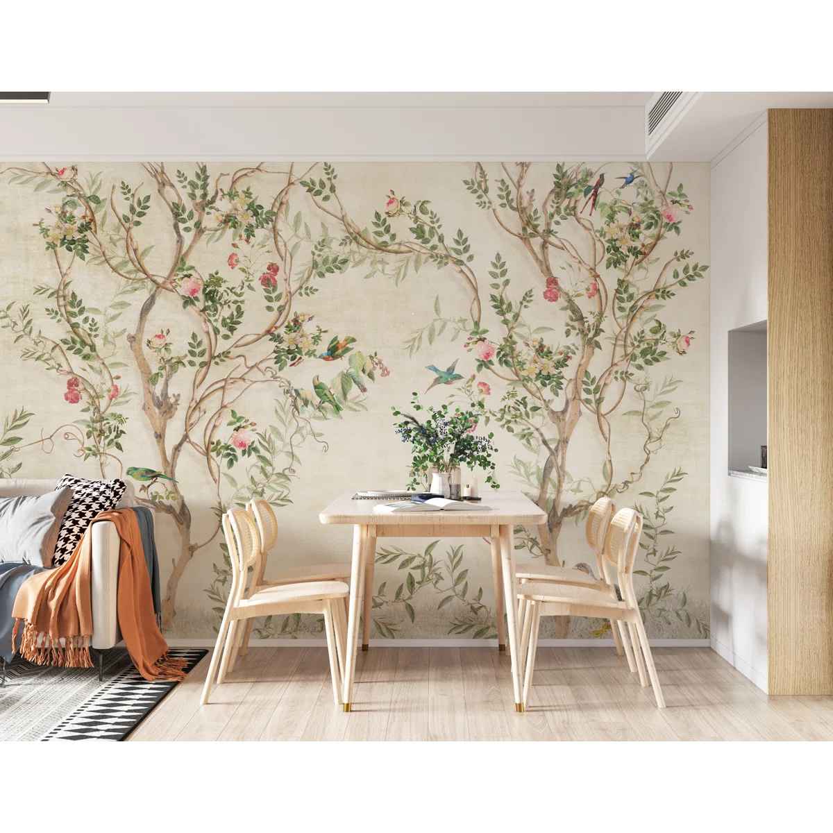 Sreshta Chinoiserie Wall Mural-100"x150" thumbnail 4