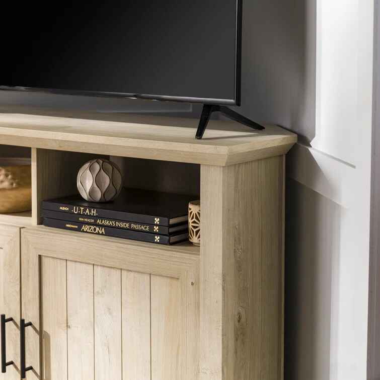 Rahzel 2-Door Corner TV Stand thumbnail 6