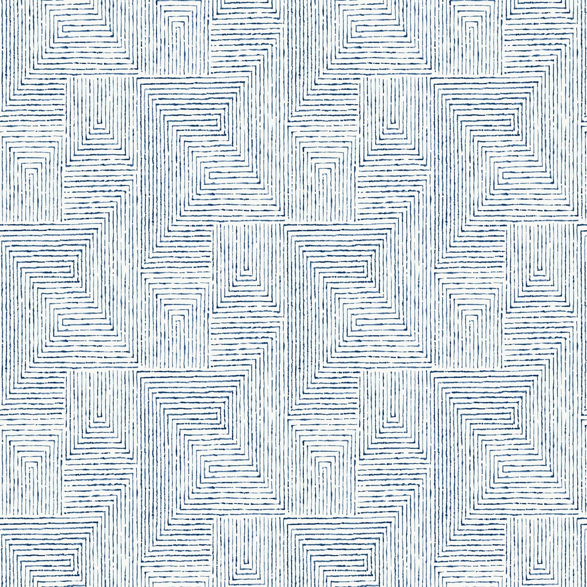 Ink Peel and Stick Geometric Roll thumbnail 4