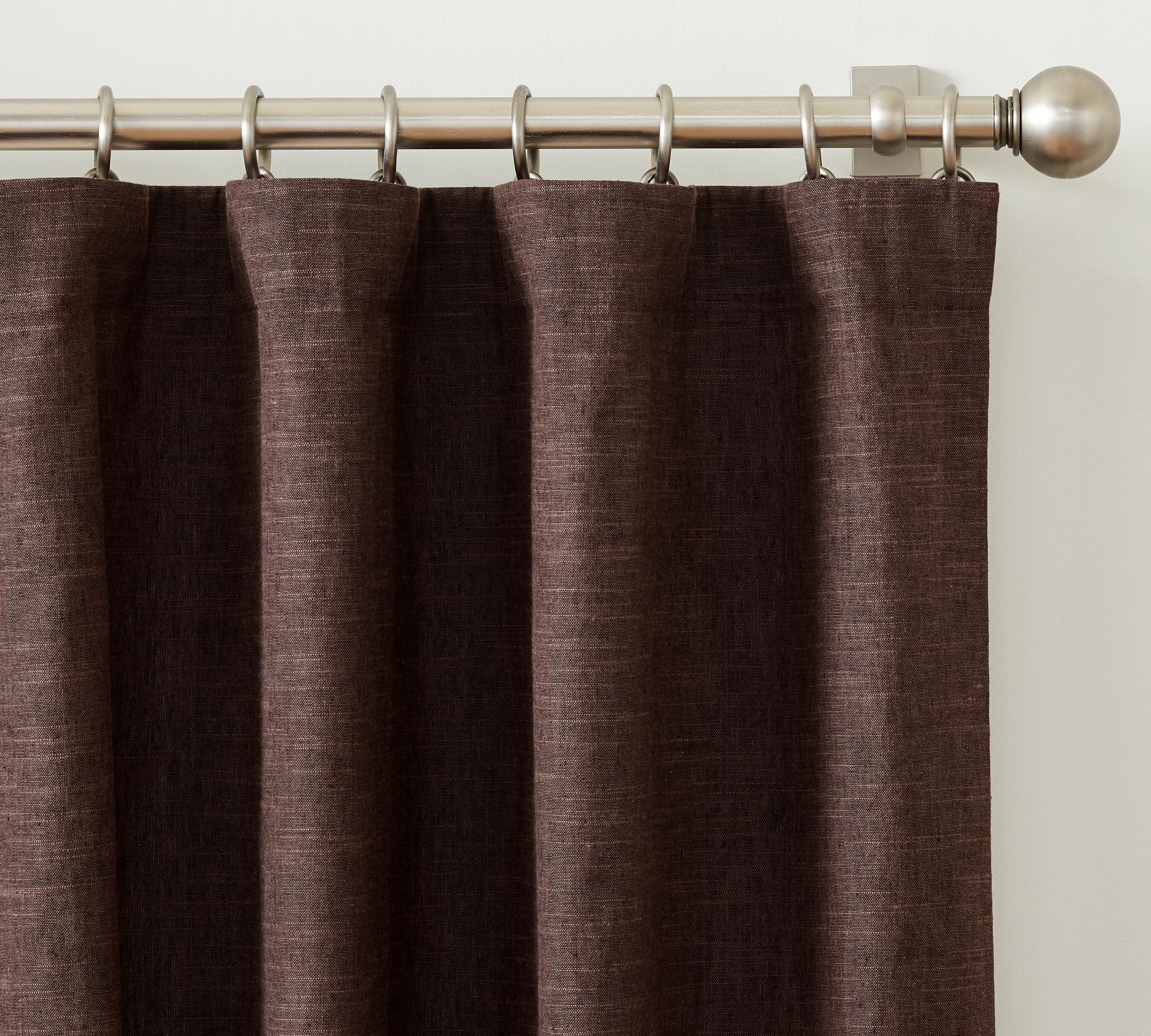 Emery Linen Blackout Curtain-50"x84" thumbnail 2