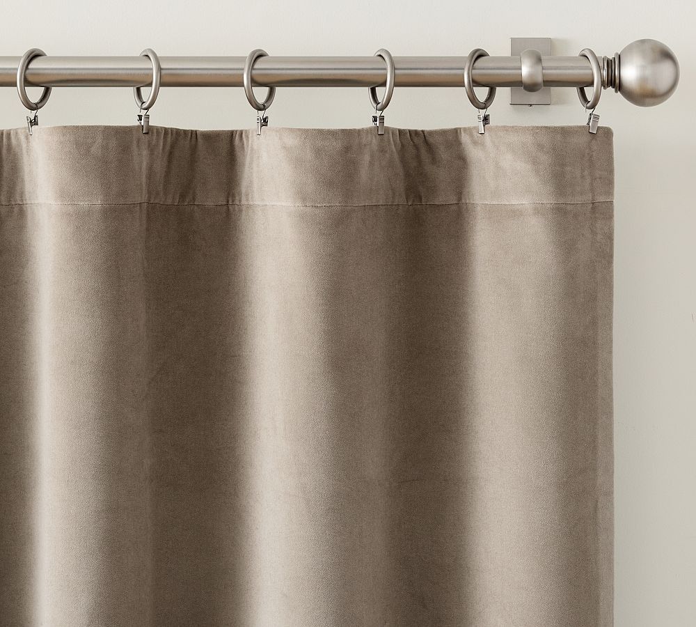 Velvet Twill Blackout Curtain-108" thumbnail 3
