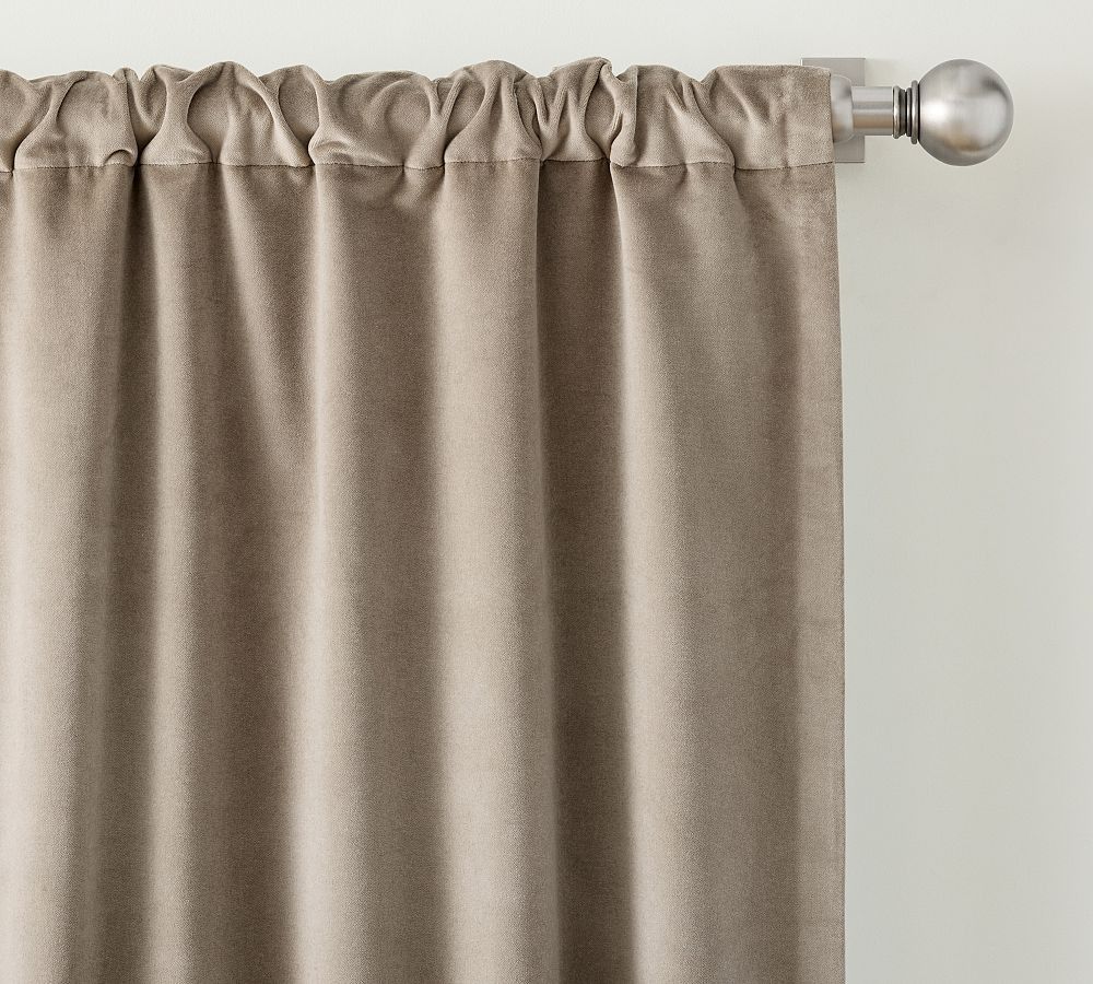 Velvet Twill Blackout Curtain-108" thumbnail 5