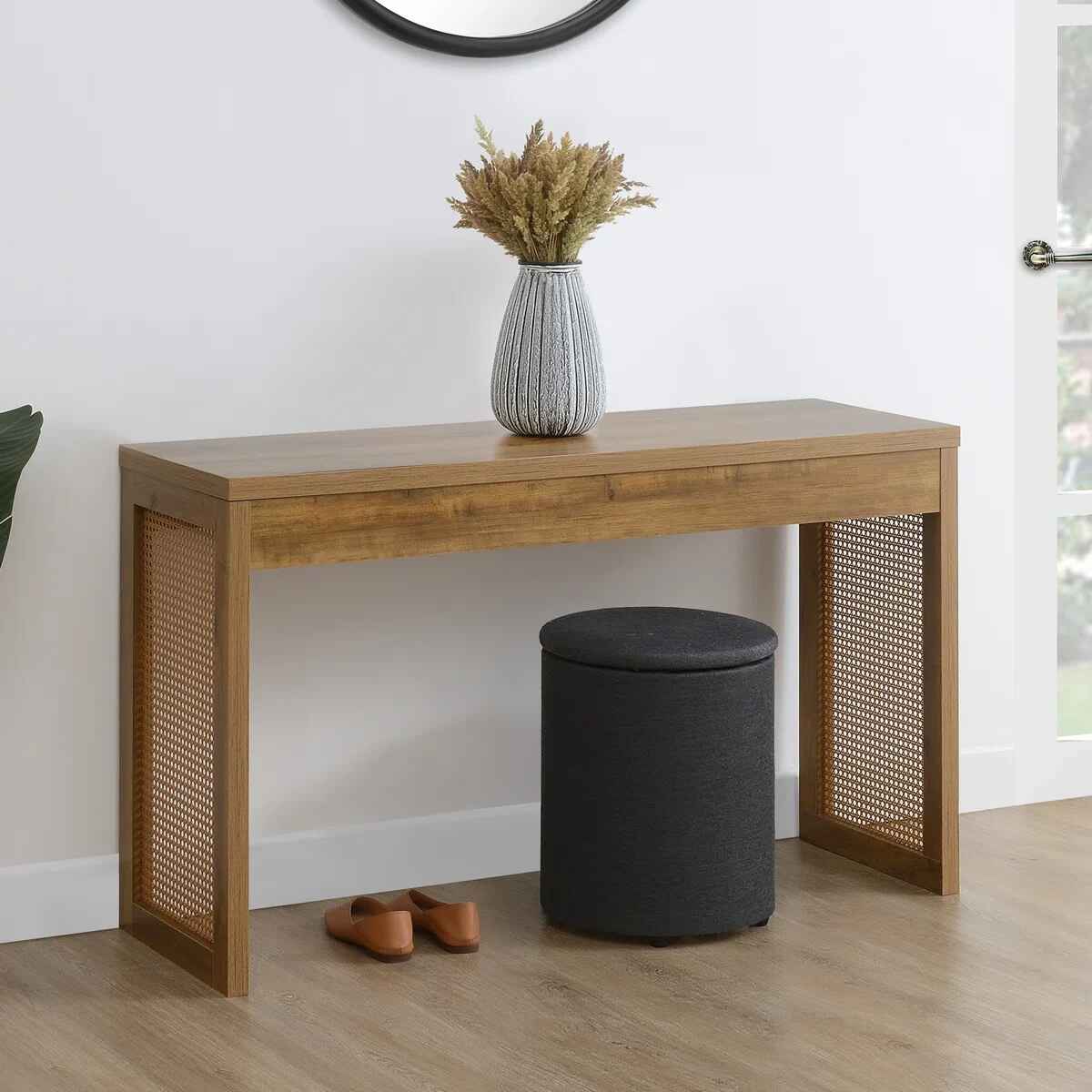 Brandasia Weave Hall Console Table thumbnail 2