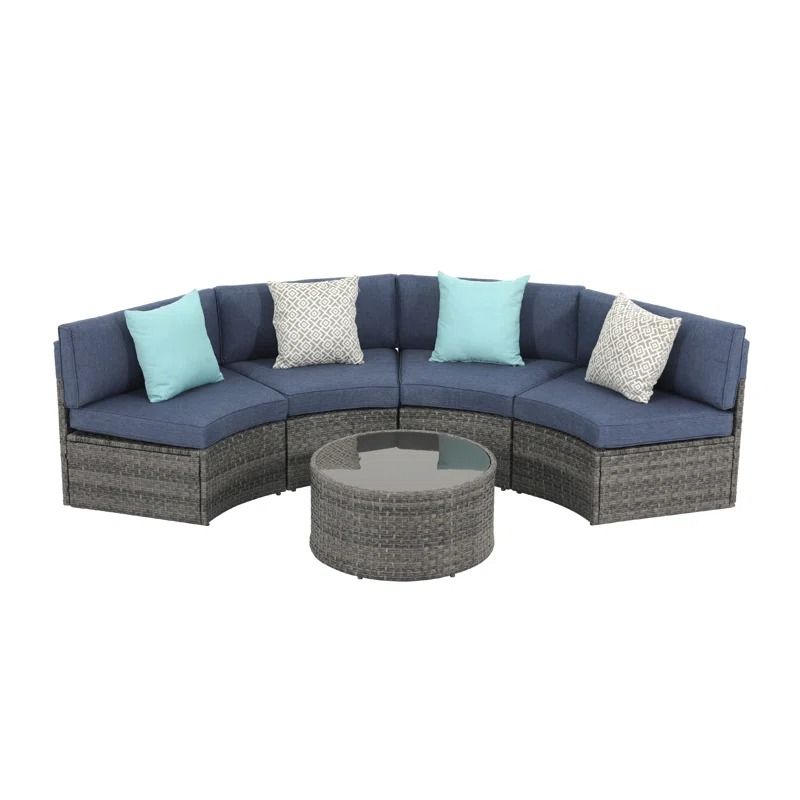 Rasmus 4 Person Modular Patio Conversation Sets