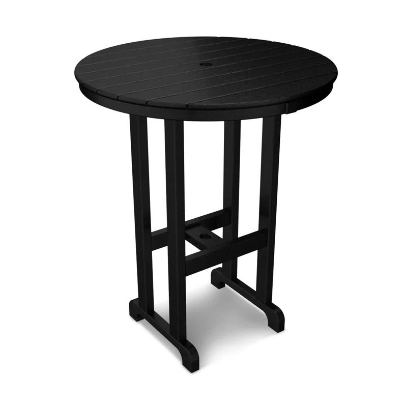 POLYWOOD Round Farmhouse Bar Table thumbnail 2
