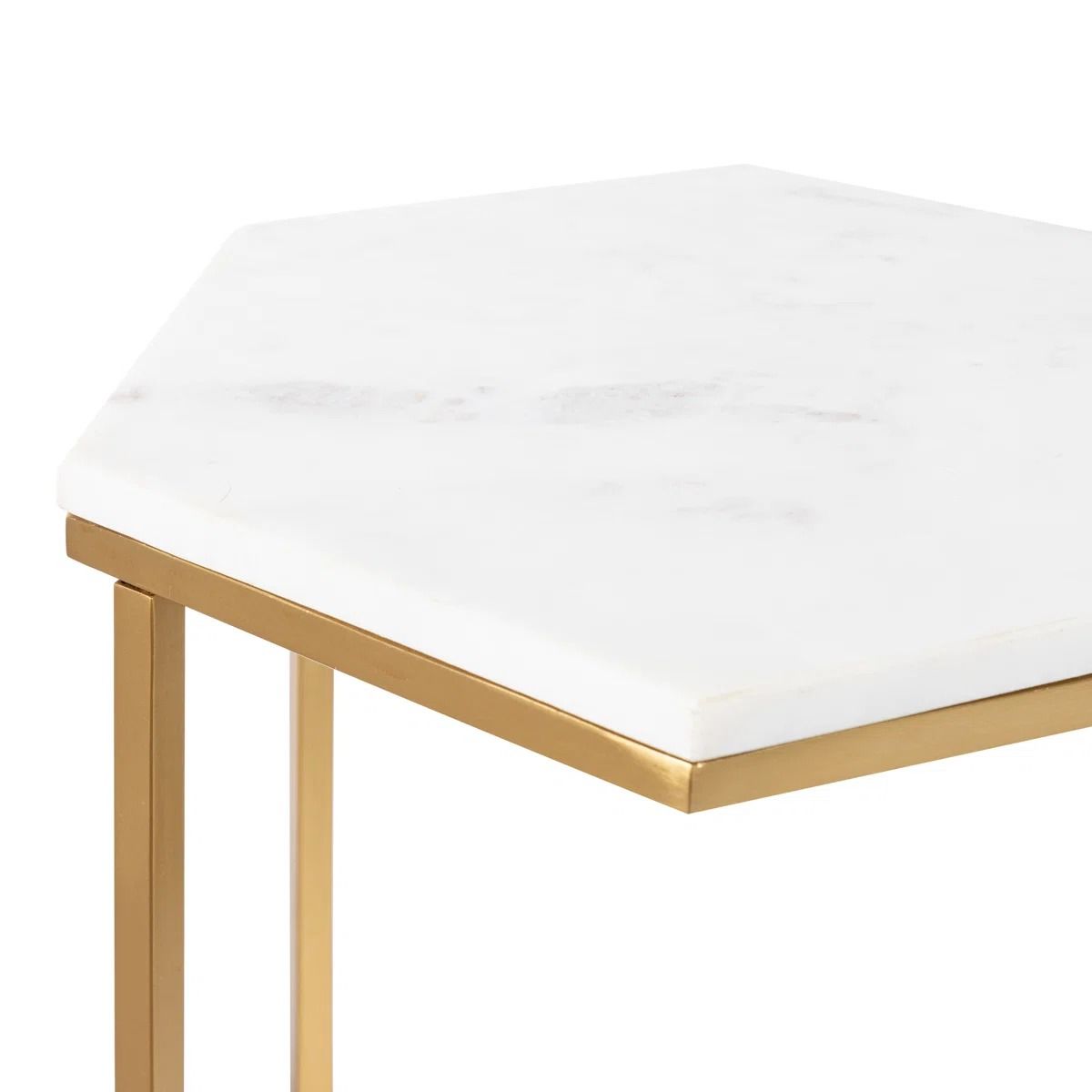 Cemaliye Marble Top End Table thumbnail 3