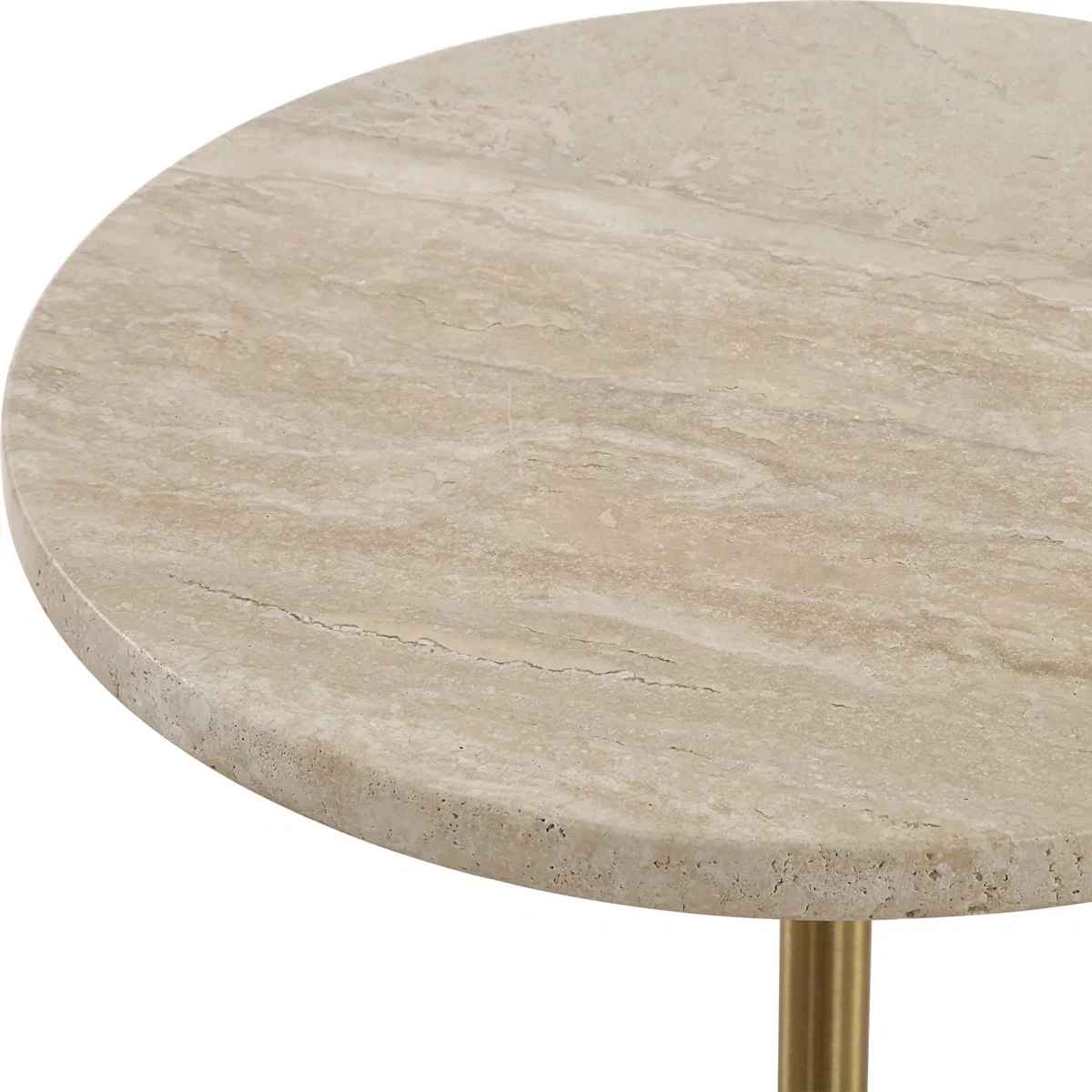 Uttermost Malya Travertine Accent Table thumbnail 3