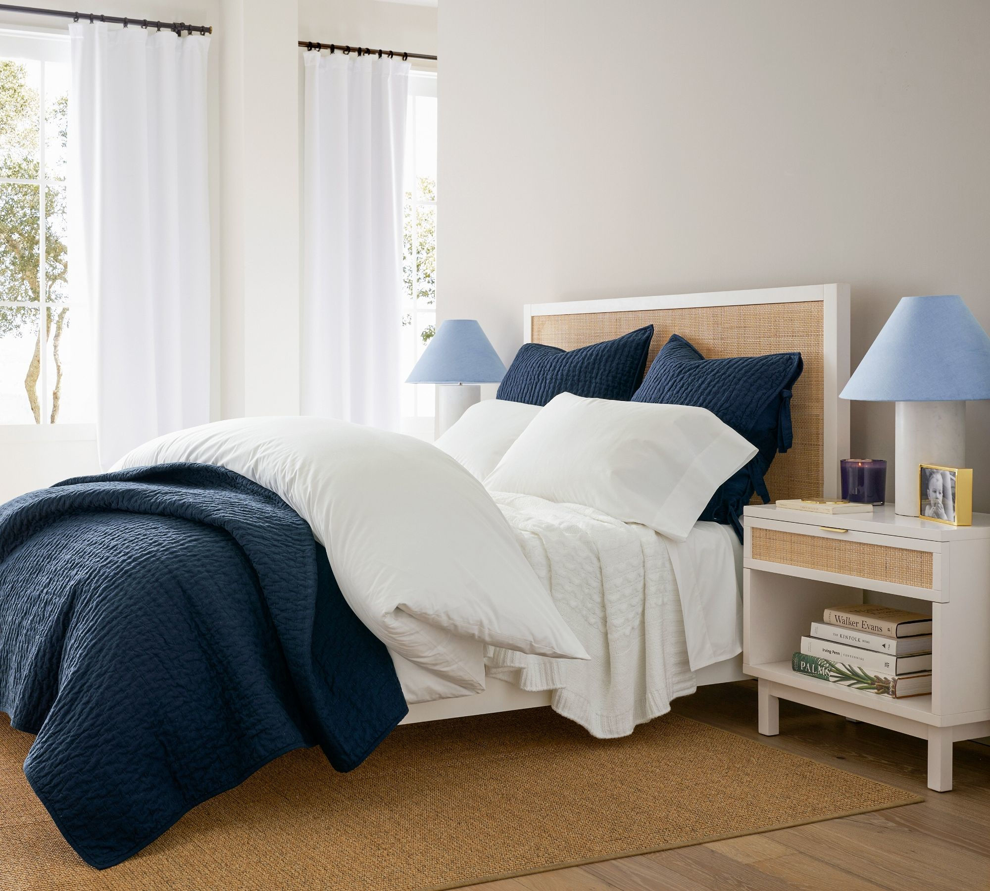 Pick Stitch Handcrafted Cotton Linen Quilt-Queen thumbnail 2