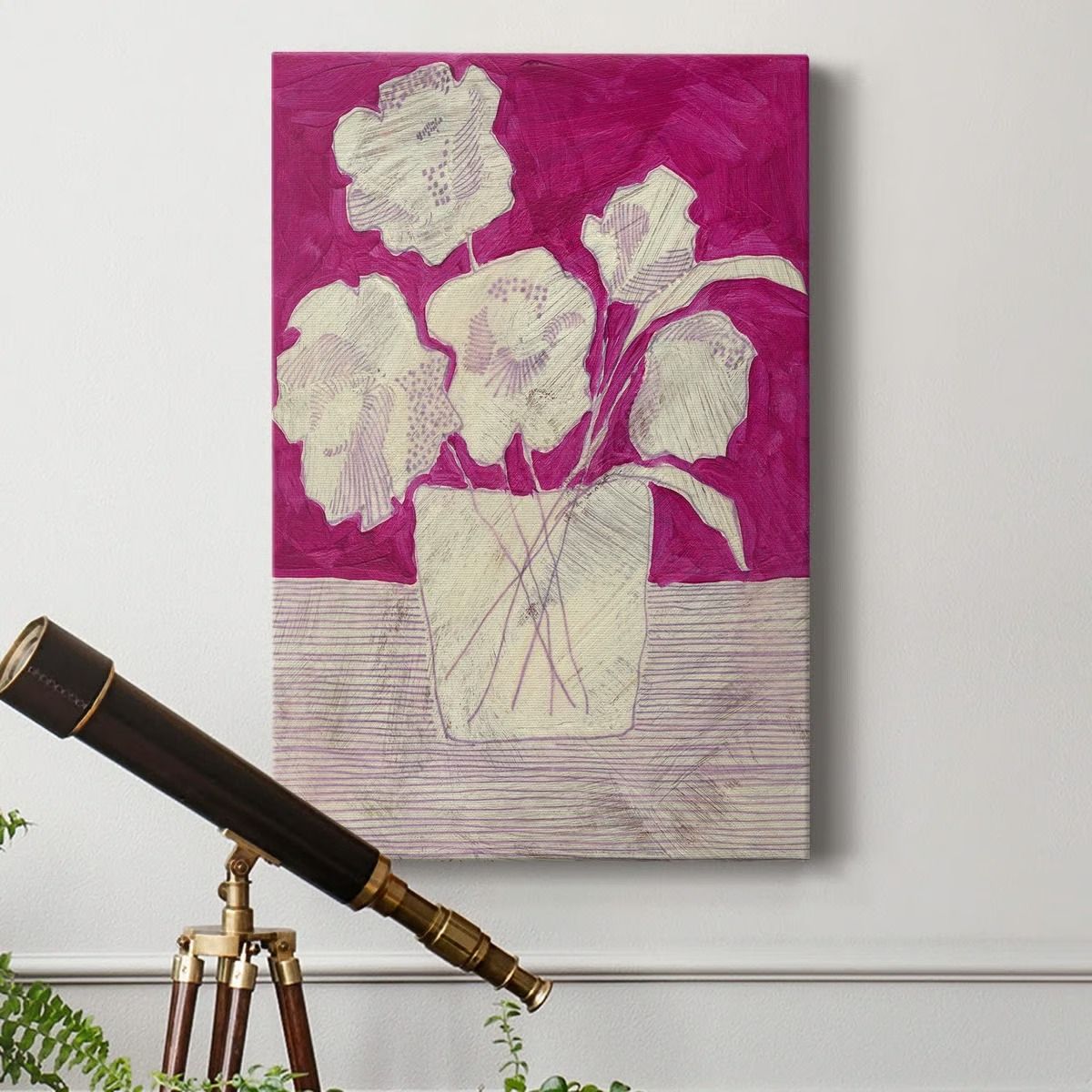 Fuchsia Arrangement 1- 27"x16" thumbnail 4